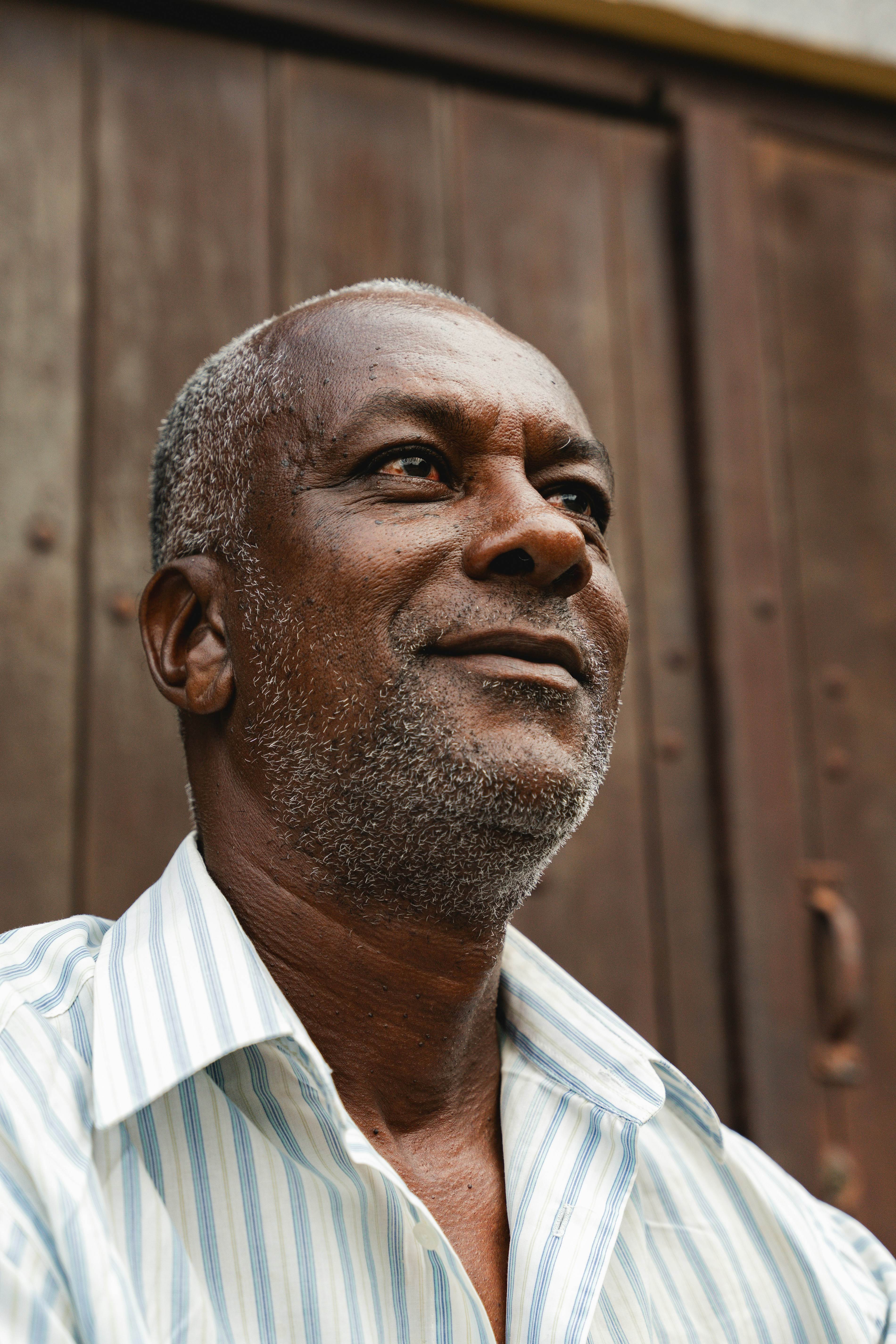 Portrait of an elder Black man