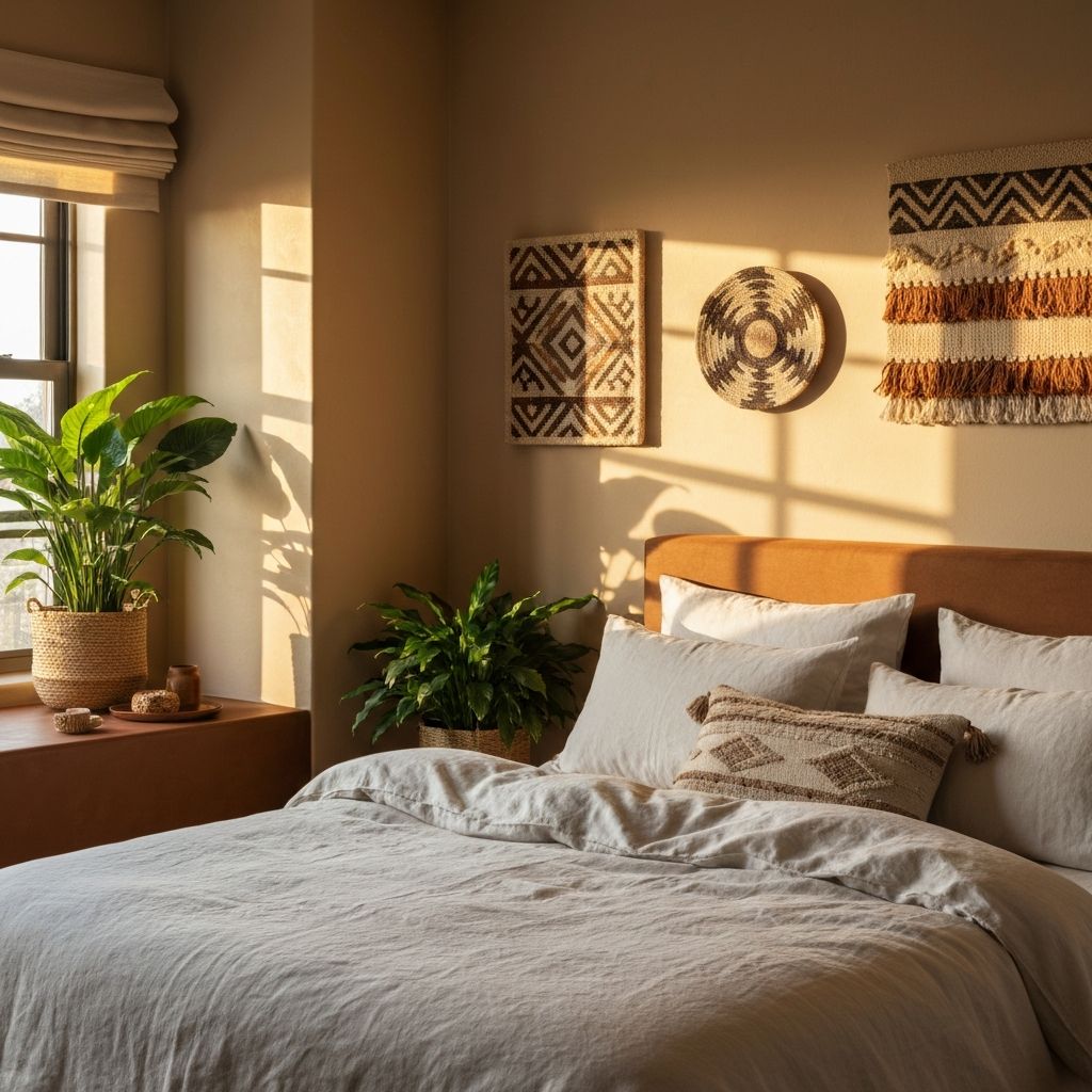Sunday mornings in this cozy corner. Natural linen and soft light - the perfect sanctuary.
